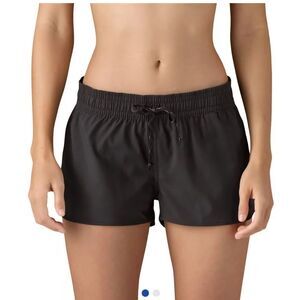Patagonia Stretch Planing Micro Shorts Women's Large Black 2" Inseam Gorpcore